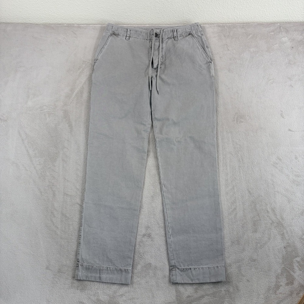JAMES PERSE Rigid Canvas Work Pants Cement Pigment Men 32x32 MRCC1390 NWT $295